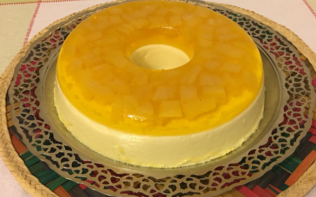 Pudim de abacaxi