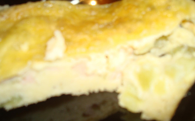 Torta fácil de chuchu com peito de peru