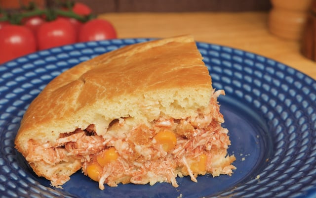 Torta de frango zero lactose