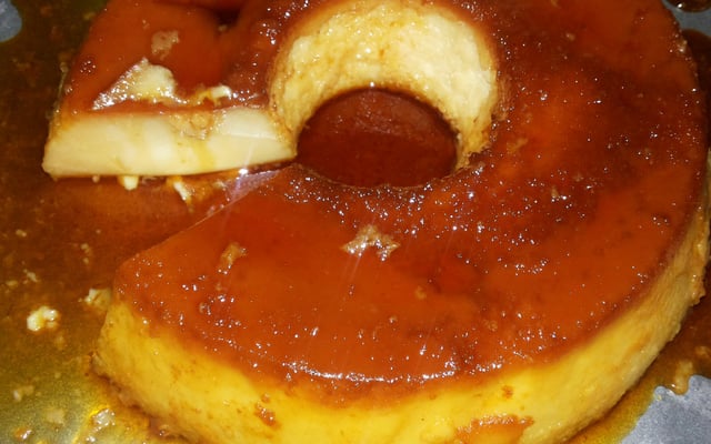 Pudim de pão francês (velho)