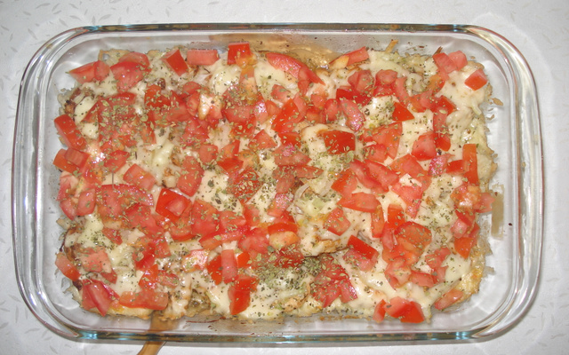 Filé de frango à pizzaiolo