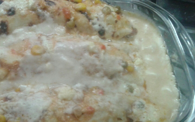 Panqueca de carne de soja