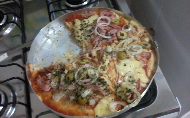 Pizza de liquidificador