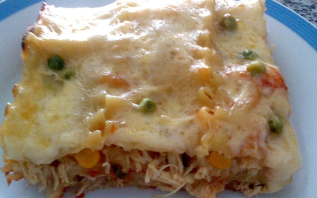 Lasanha de frango simples