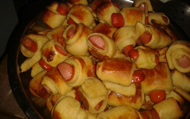 Enroladinho de salsicha