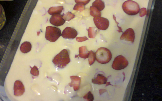 Torta Gelada de Morango