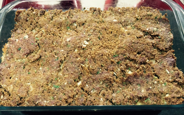 Kibe de forno recheado