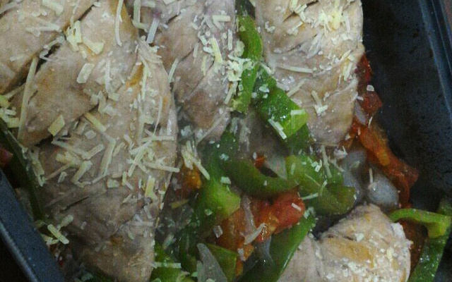 Filé de peito de frango assado