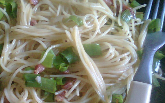 Macarrão alho e óleo