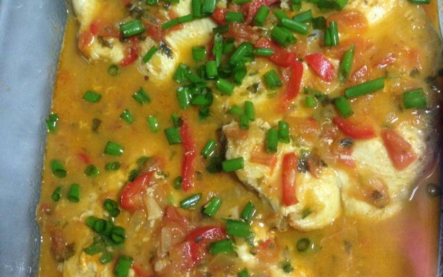 Cação ao Leite de Coco Picante