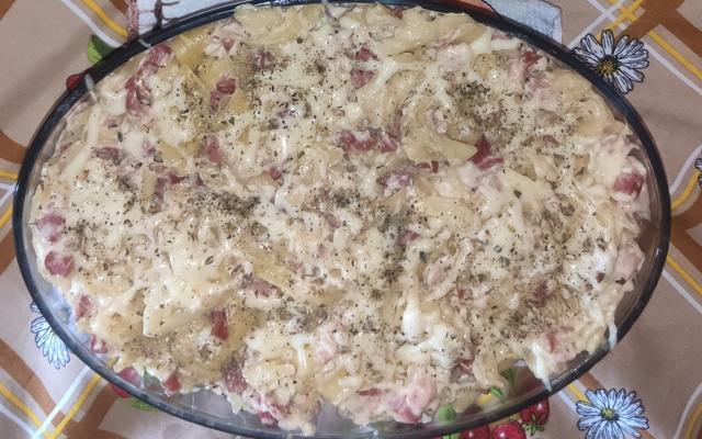 Penne ao bacon 