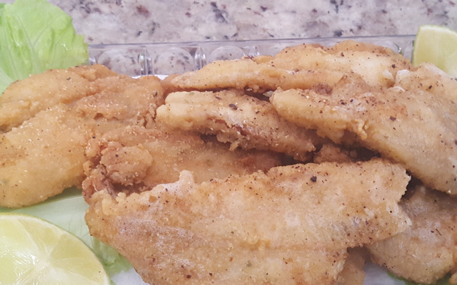 Filé de merluza frito