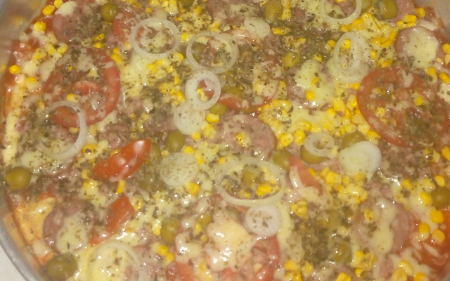 Massa de pizza de liquidificador