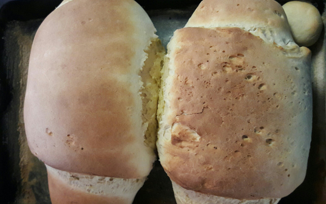 Pão caseiro de leite