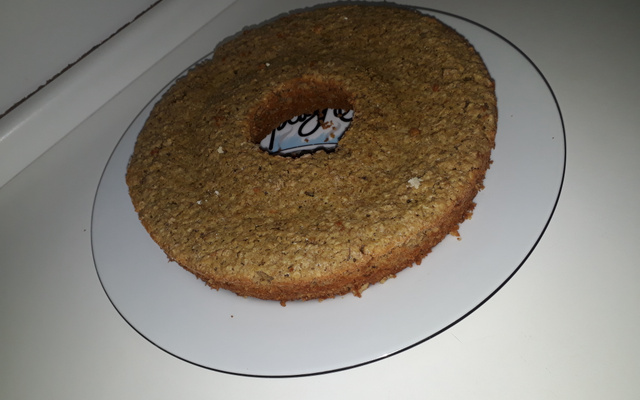 Bolo fit de flocos de aveia