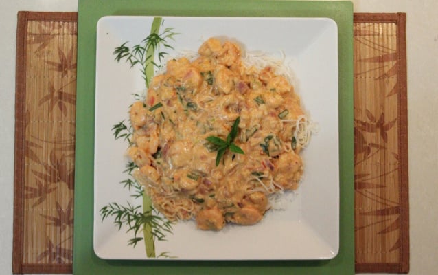 Bifun ao molho de camarão