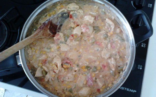 Frango cremoso fácil