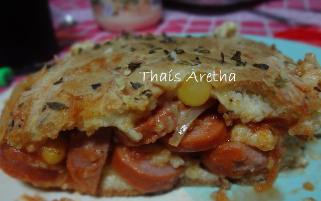 Cachorro quente de forno (delicioso)