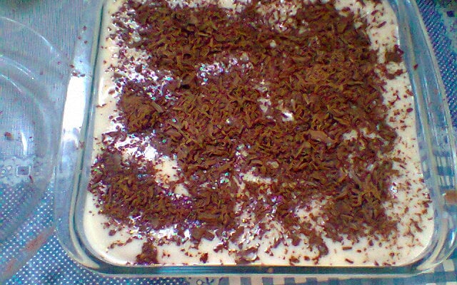 Pavê de bolacha maria