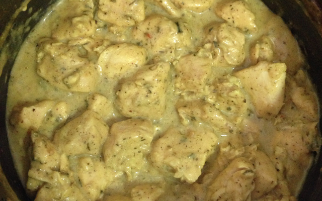 Frango ao molho de mostarda