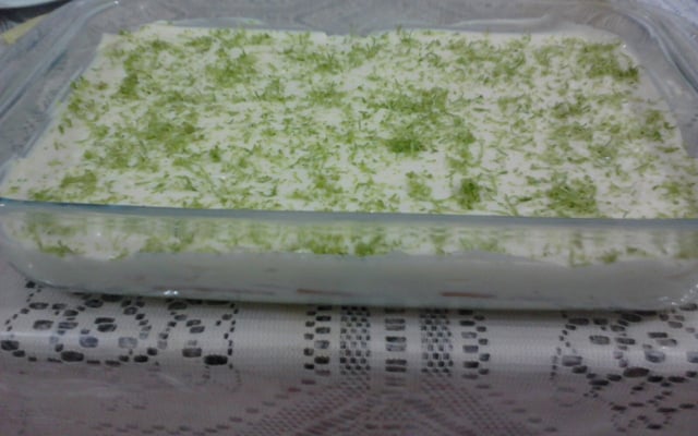 Pavê de limão com leite em pó