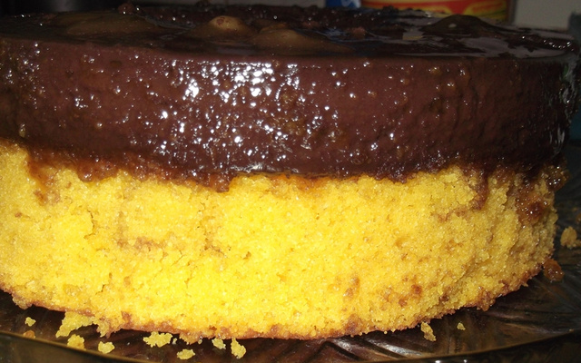 Bolo de cenoura magnífico