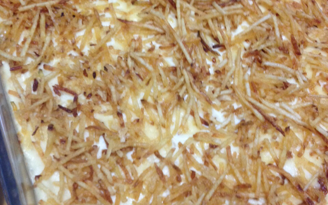 Bacalhau com natas (molho bechamel)