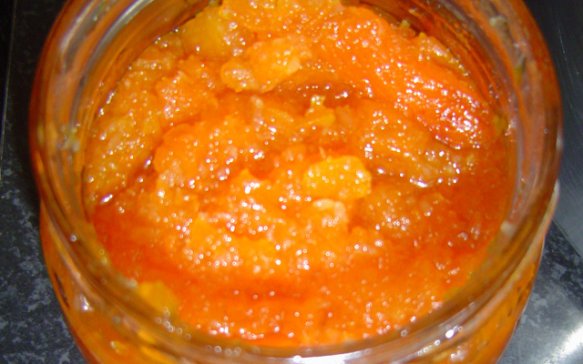 Chimia de abóbora com coco