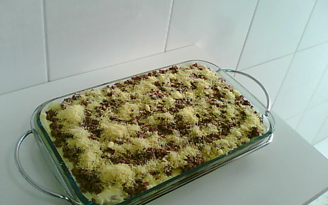 Purê de batata gratinado