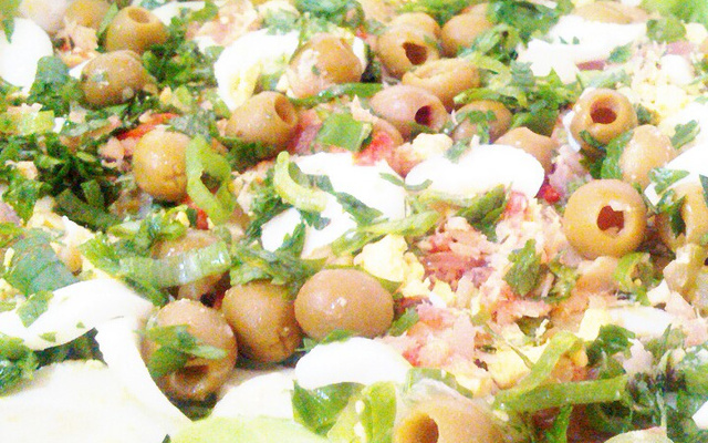 Salada de bacalhau à portuguesa