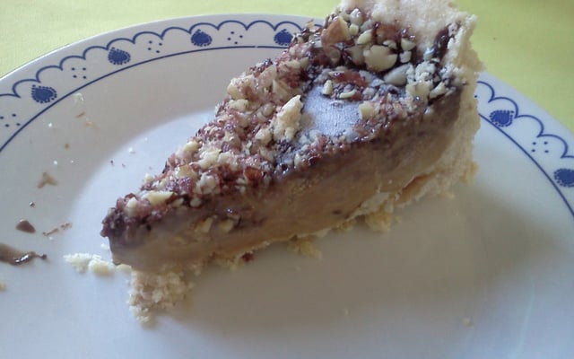 Torta de doce de leite e amendoim