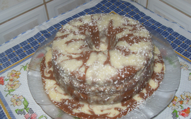 Bolo cavado guloseima