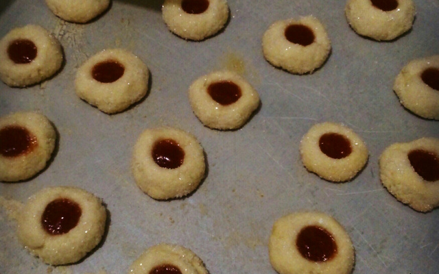 Biscoito amanteigado de goiabada