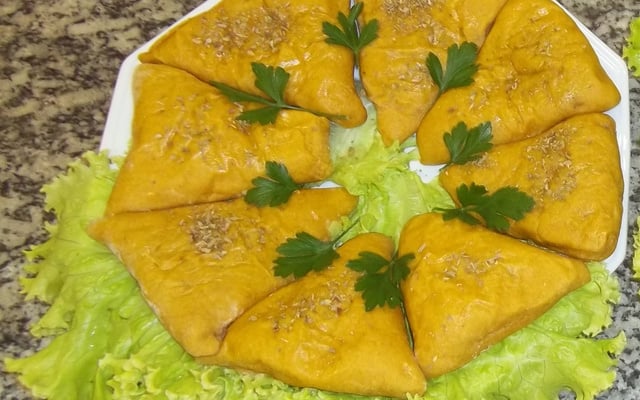 Esfiha nutrishow ( integral com abóbora)