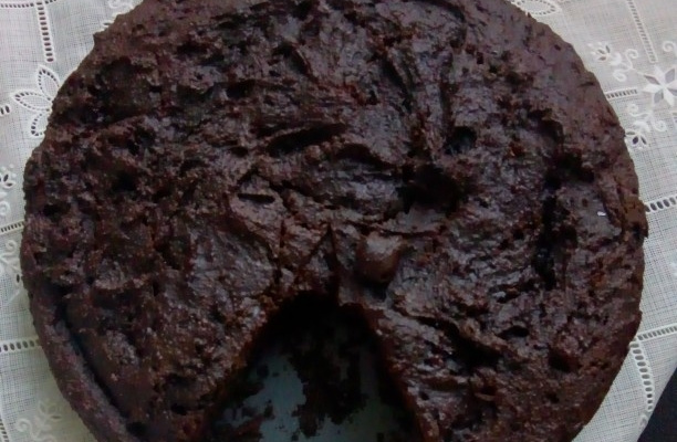 Bolo integral de chocolate amargo