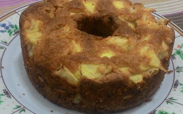 Torta de maçã rápida