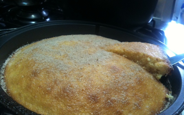 Bolo de fubá polentina