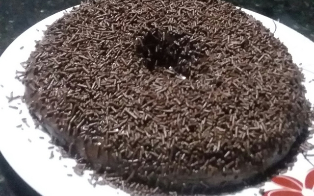 Brigadeirao de microondas