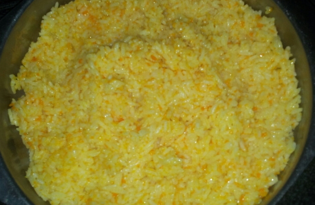 Arroz refogado simples