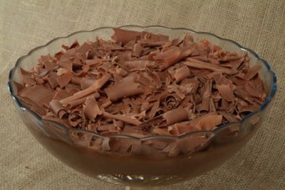 Mousse de chocolate sem ovos
