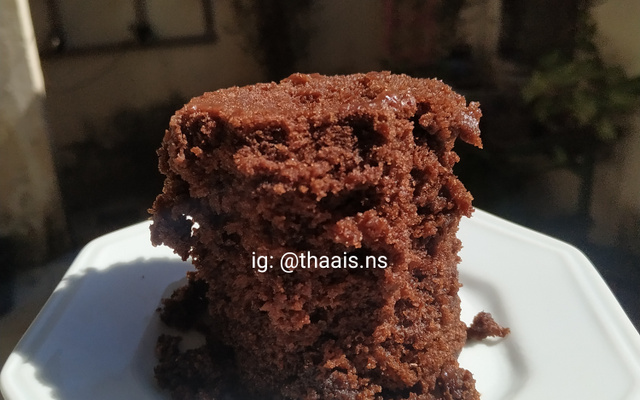 Bolo de caneca vegan