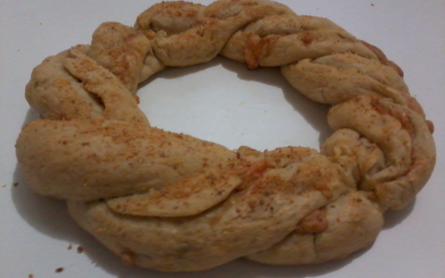 Pão caseiro recheado