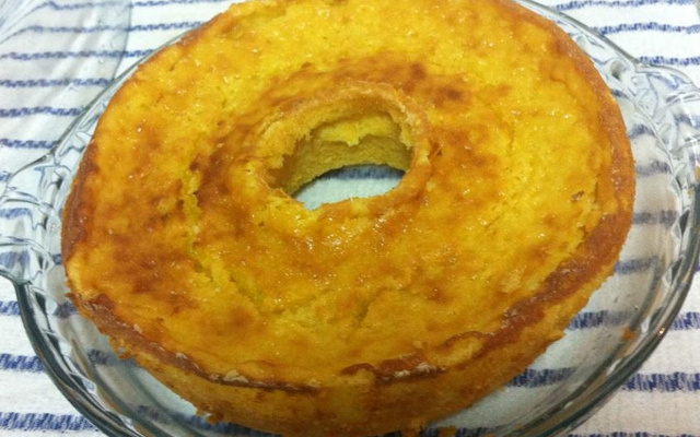 Bolo de milho cremoso fácil