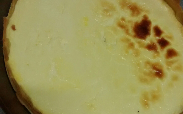 Torta de queijo branco