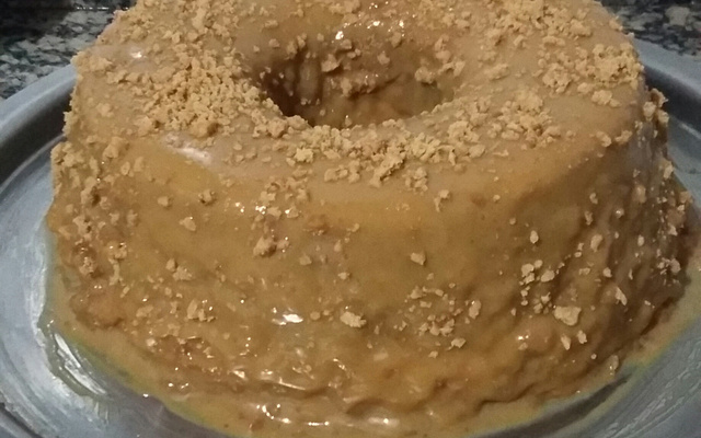 Bolo junino de paçoca