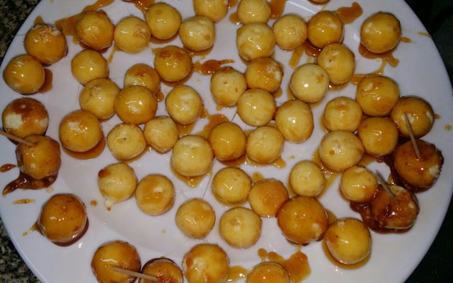 Bala de leite em pó caramelisada