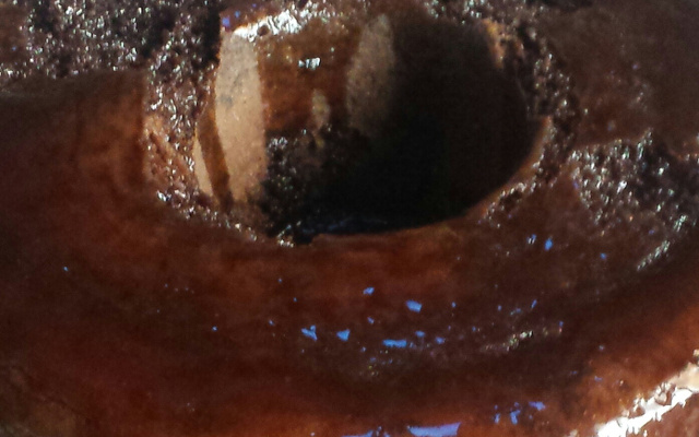 Bolo de chocolate de micro-ondas