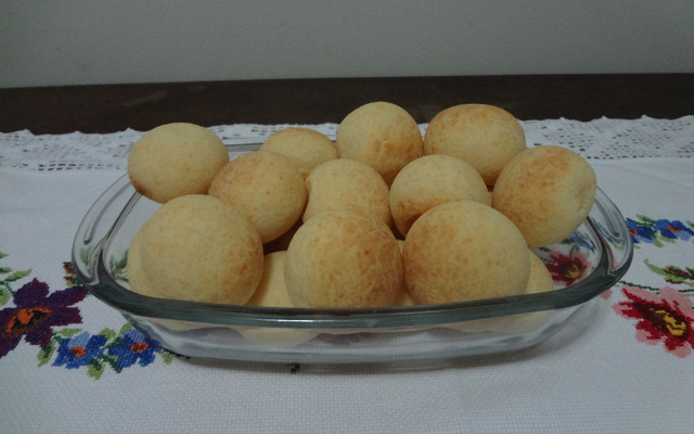 Pão de queijo especial com polvilho e fécula