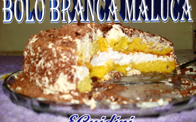 Bolo branca maluca