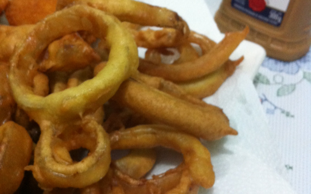 Anel crocante de cebola